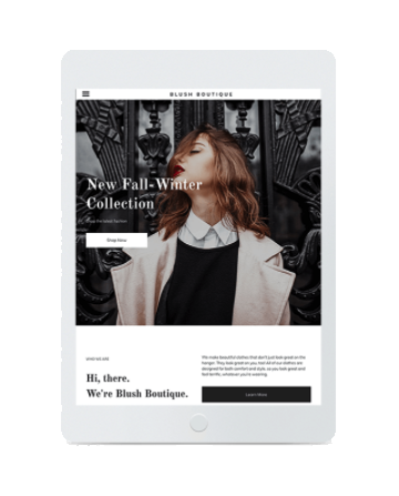 mode template primobiweb tablette